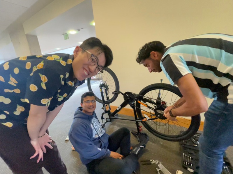 Safal broke his bike again!