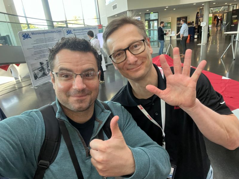 Microscopy conferences-six thumbs up!