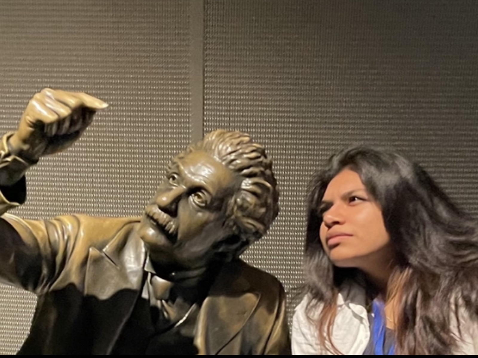 According to Einstein, it’s right there...